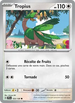 Carte Tropius 123/159 – Aventures Ensemble
