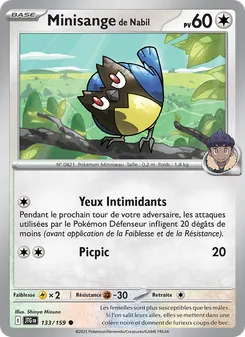 Carte Minisange de Nabil 133/159 – Aventures Ensemble