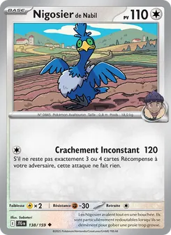 Carte Nigosier de Nabil 138/159 – Aventures Ensemble