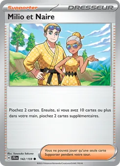 Carte Milio et Naire 142/159 – Aventures Ensemble
