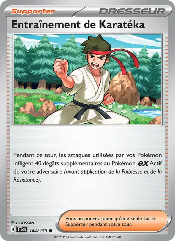 Carte Entraînement de Karatéka 144/159 – Aventures Ensemble