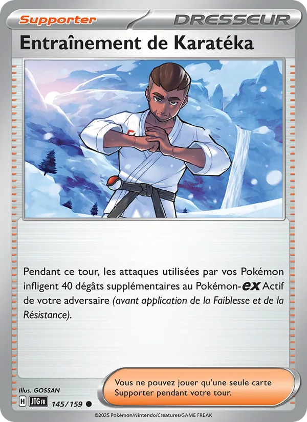 Carte Entraînement de Karatéka 145/159 – Aventures Ensemble