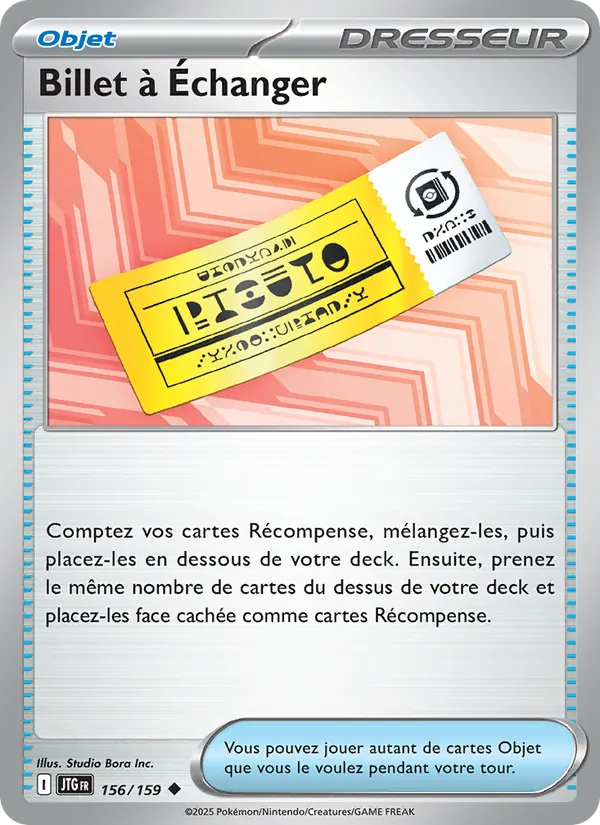 Carte Billet à Échanger 156/159 – Aventures Ensemble
