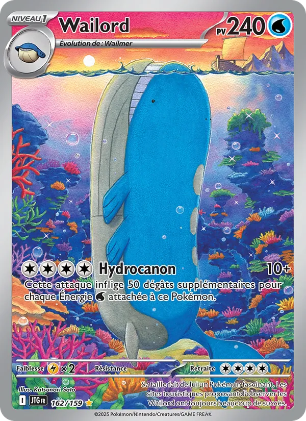 Carte Wailord 162/159 – Aventures Ensemble