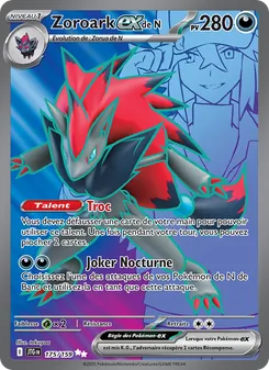 Carte Zoroark-ex de N 175/159 – Aventures Ensemble