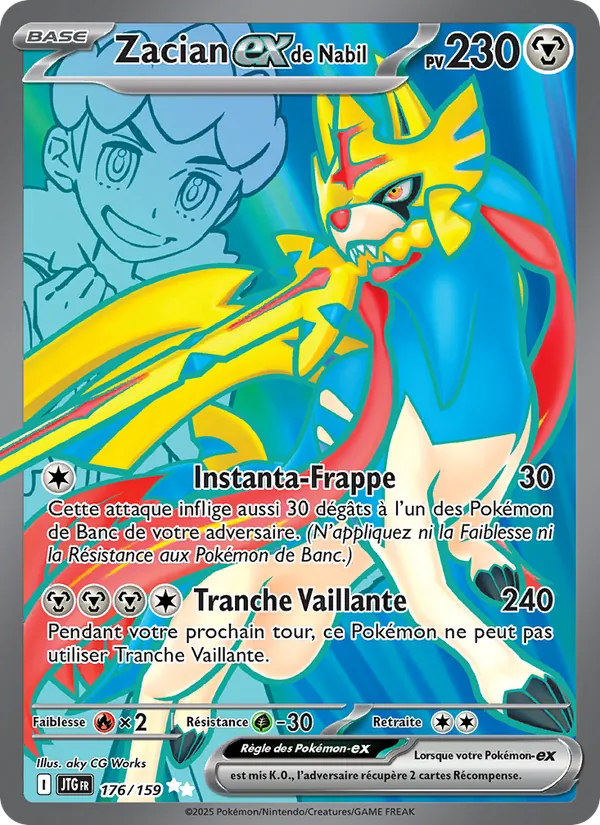 Carte Zacian-ex de Nabil 176/159 – Aventures Ensemble