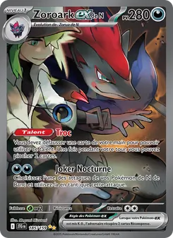 Carte Zoroark-ex de N 185/159 – Aventures Ensemble