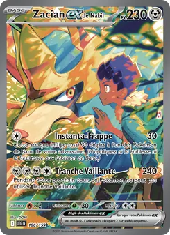 Carte Zacian-ex de Nabil 186/159 – Aventures Ensemble
