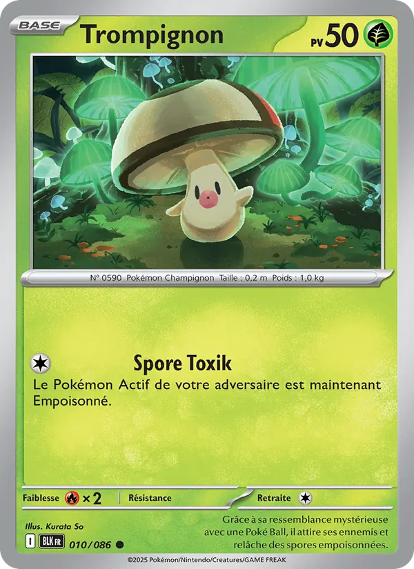 Carte Trompignon 010/086 – Foudre Noire