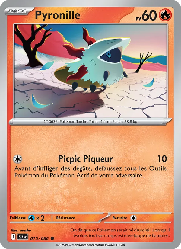 Carte Pyronille 015/086 – Foudre Noire