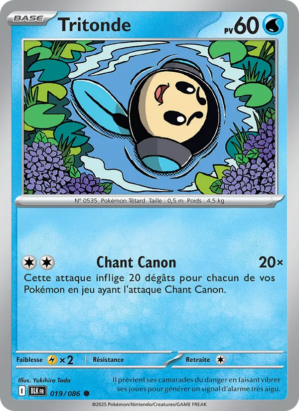 Carte Tritonde 019/086 – Foudre Noire