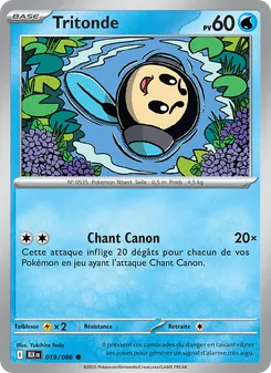 Carte Tritonde 019/086 – Foudre Noire