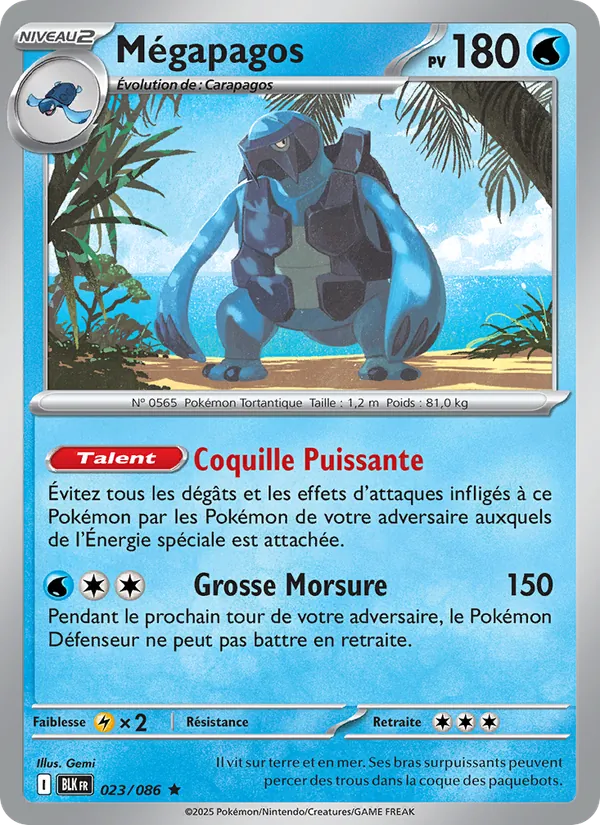 Carte Mégapagos 023/086 – Foudre Noire