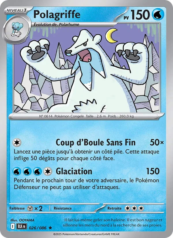 Carte Polagriffe 026/086 – Foudre Noire