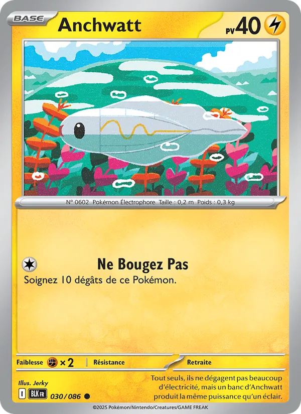 Carte Anchwatt 030/086 – Foudre Noire