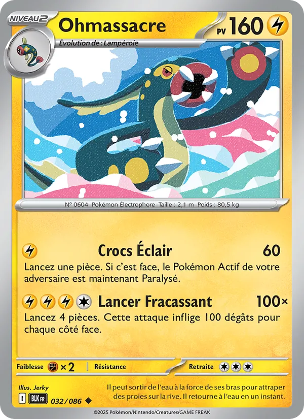 Carte Ohmassacre 032/086 – Foudre Noire