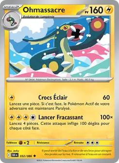 Carte Ohmassacre 032/086 – Foudre Noire