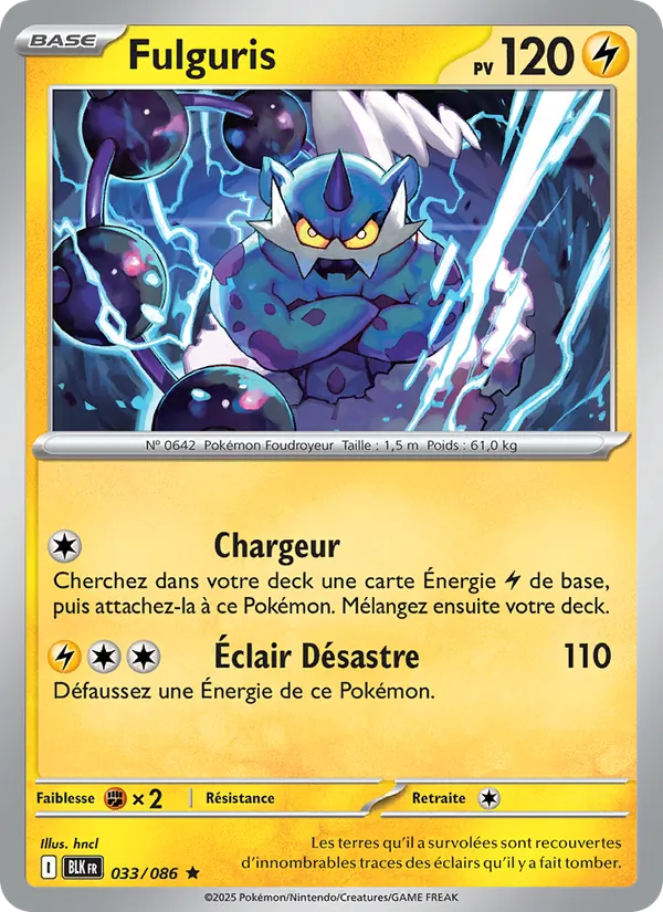 Carte Fulguris 033/086 – Foudre Noire