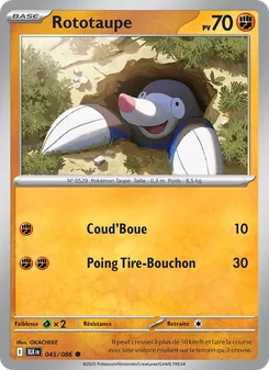 Carte Rototaupe 045/086 – Foudre Noire