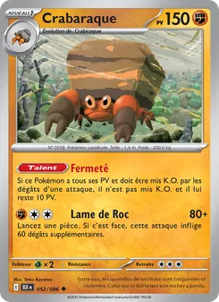 Carte Crabaraque 052/086 – Foudre Noire