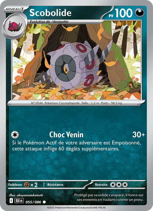 Carte Scobolide 055/086 – Foudre Noire