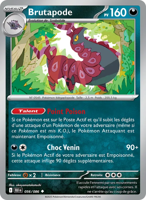 Carte Brutapode 056/086 – Foudre Noire
