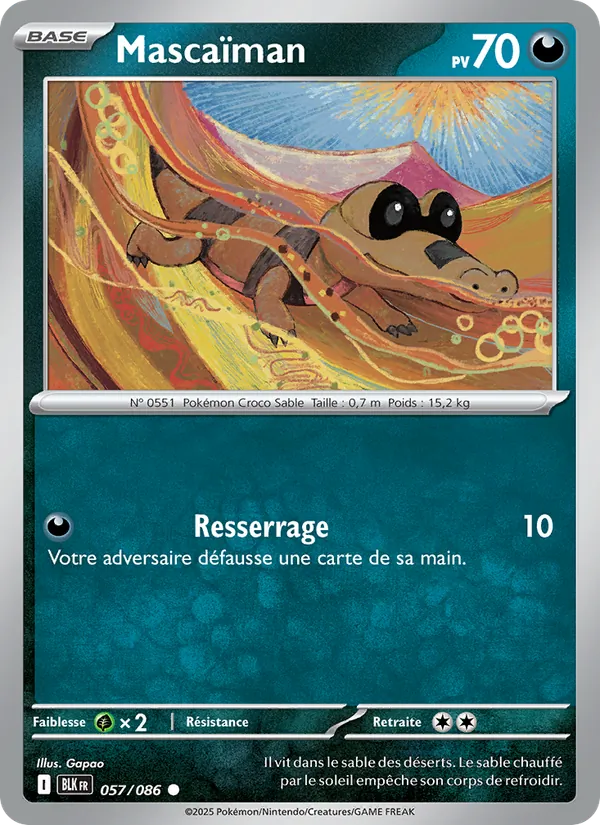 Carte Mascaïman 057/086 – Foudre Noire