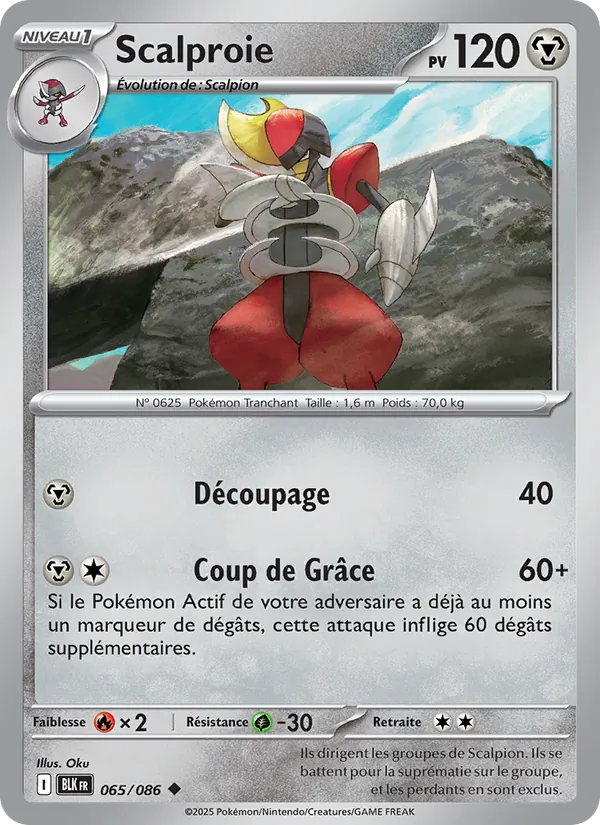 Carte Scalproie 065/086 – Foudre Noire
