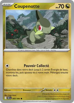 Carte Coupenotte 068/086 – Foudre Noire