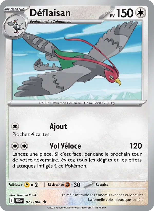 Carte Déflaisan 073/086 – Foudre Noire