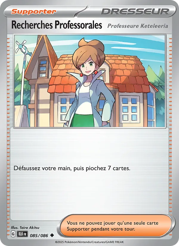 Carte Recherches Professorales 085/086 – Foudre Noire
