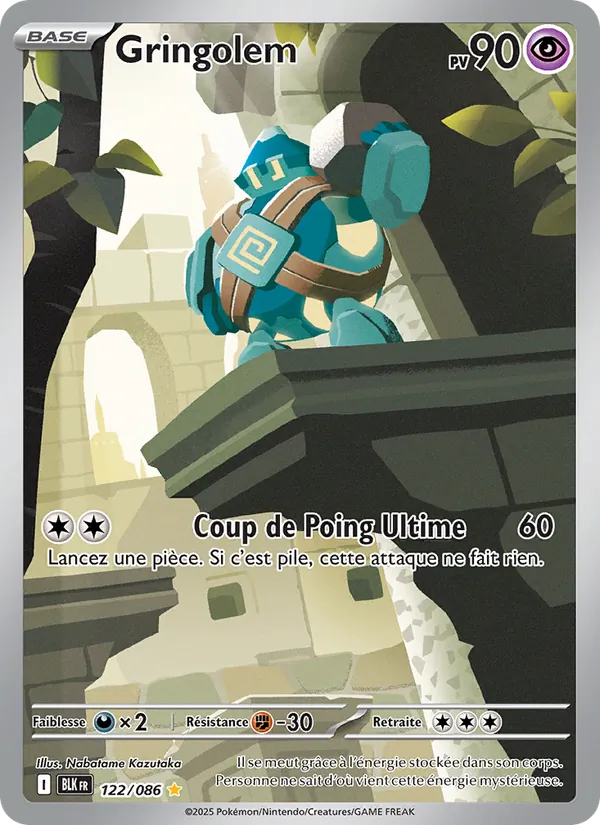 Carte Gringolem 122/086 – Foudre Noire