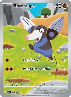 Carte Rototaupe 124/086 – Foudre Noire