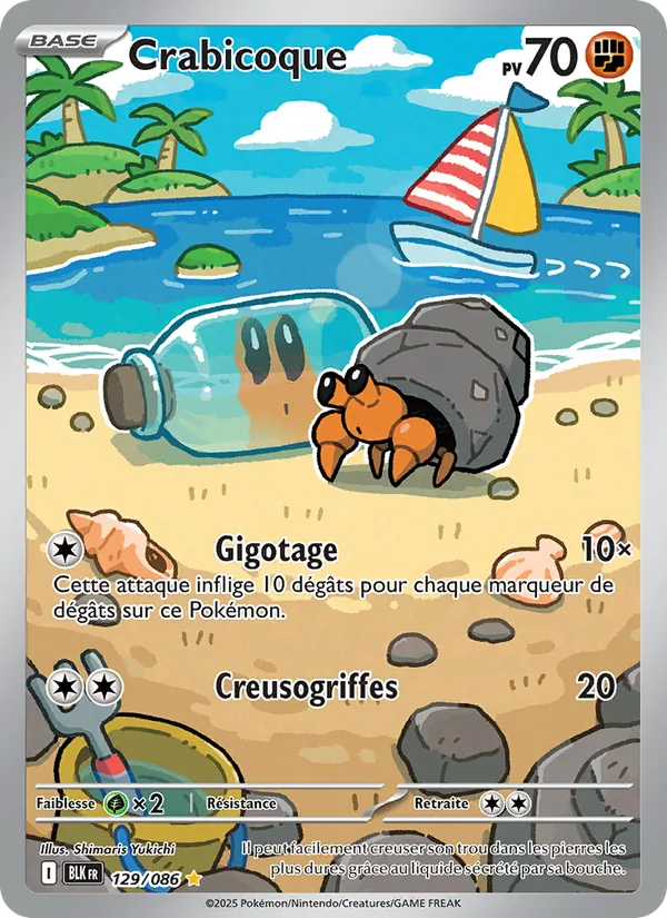 Carte Crabicoque 129/086 – Foudre Noire