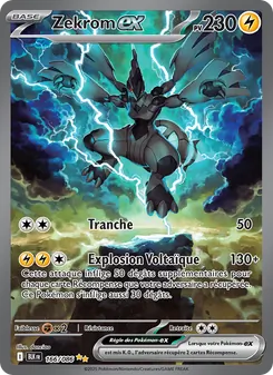 Carte Zekrom-ex 166/086 – Foudre Noire