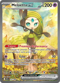Carte Meloetta-ex 167/086 – Foudre Noire