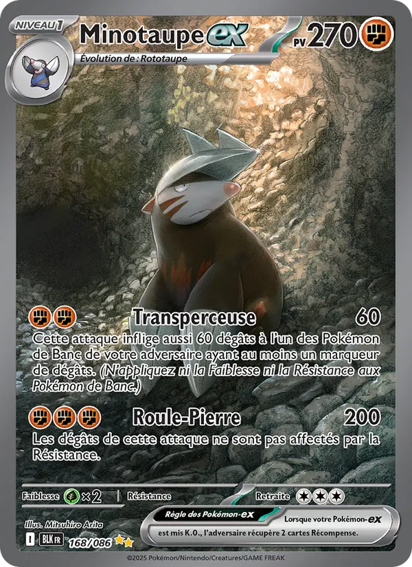 Carte Minotaupe-ex 168/086 – Foudre Noire