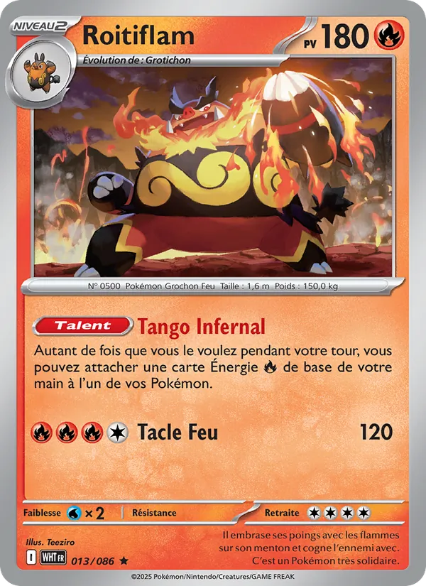 Carte Roitiflam 013/086 – Flamme Blanche