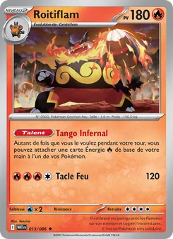 Carte Roitiflam 013/086 – Flamme Blanche
