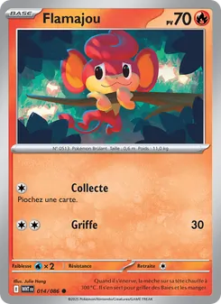 Carte Flamajou 014/086 – Flamme Blanche