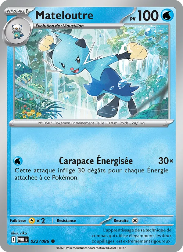 Carte Mateloutre 022/086 – Flamme Blanche