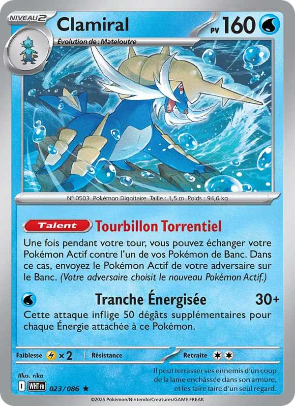 Carte Clamiral 023/086 – Flamme Blanche