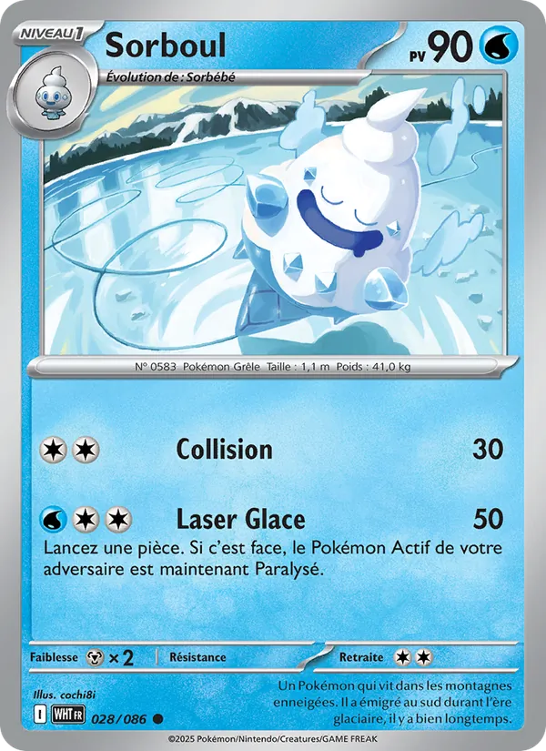 Carte Sorboul 028/086 – Flamme Blanche