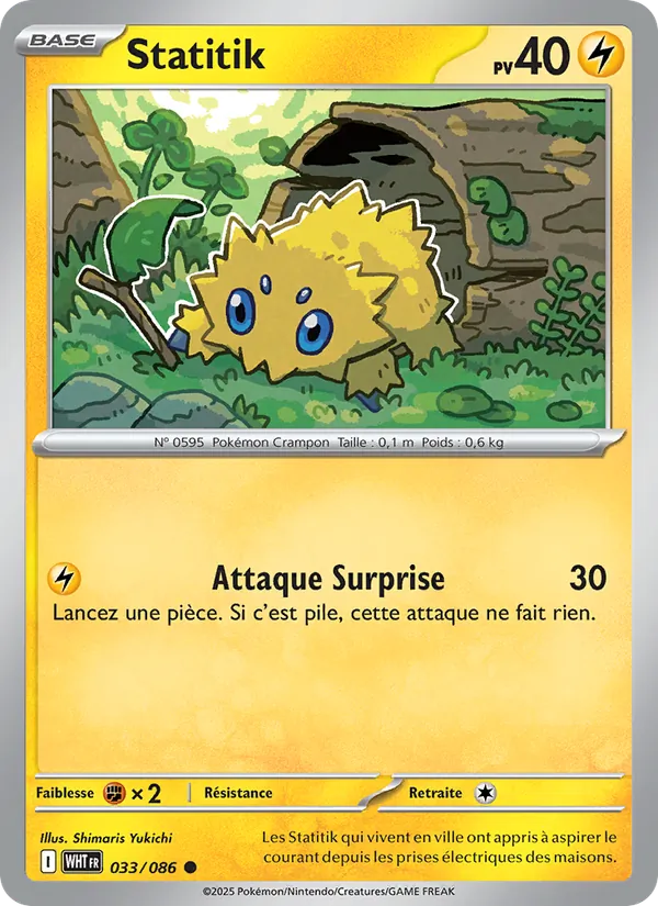 Carte Statitik 033/086 – Flamme Blanche
