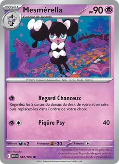 Carte Mesmérella 042/086 – Flamme Blanche