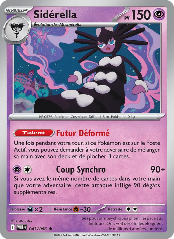 Carte Sidérella 043/086 – Flamme Blanche