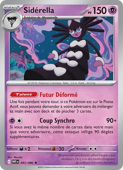 Carte Sidérella 043/086 – Flamme Blanche
