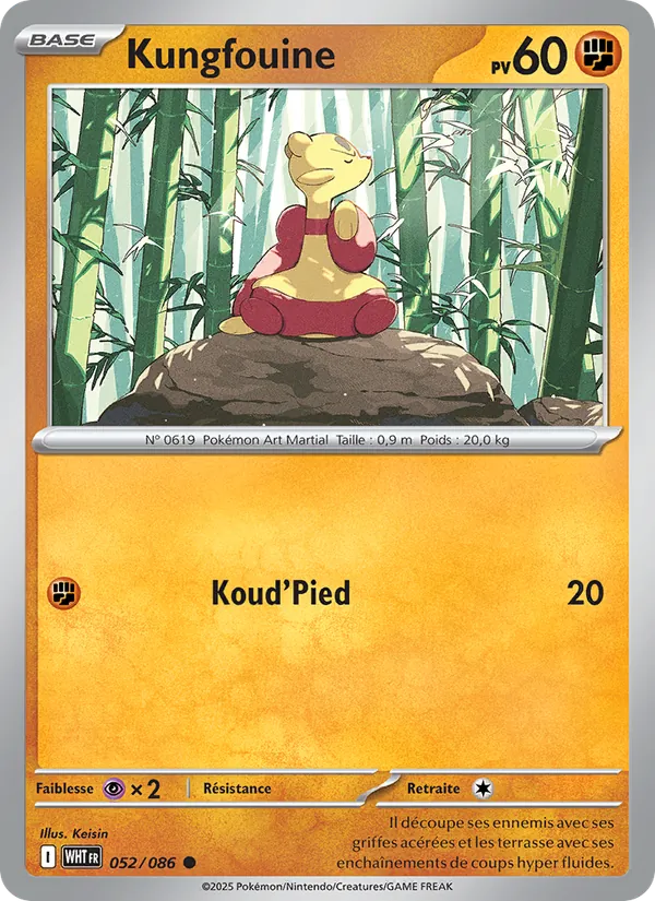 Carte Kungfouine 052/086 – Flamme Blanche
