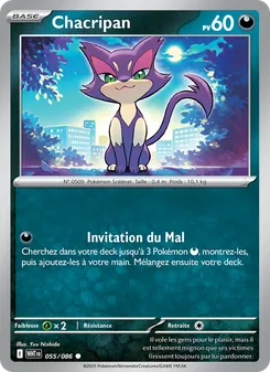 Carte Chacripan 055/086 – Flamme Blanche