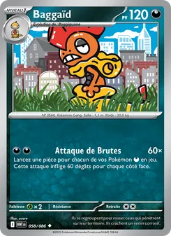 Carte Baggaïd 058/086 – Flamme Blanche